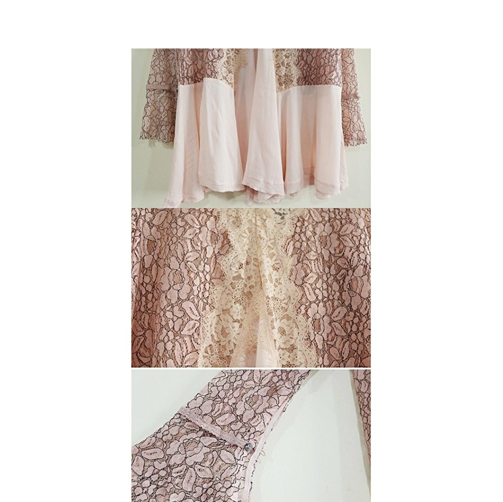 🌟🖤HP🖤 Blush Lace Tunic - Picture 3 of 6